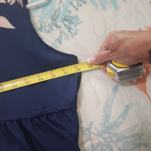 NWT CupShe Navy Casual Dress/Swimsuit Coverup Medium - Picture 9 of 10